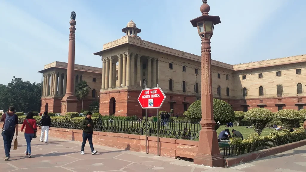 North Block government building in New Delhi