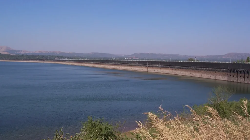 Khadakwasla Dam near Pune, the main source of the city's water supply