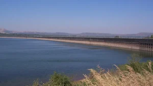 Khadakwasla Dam near Pune, the main source of the city's water supply