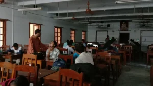 Students writing a board examination