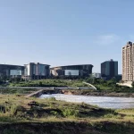 Kharadi skyline in eastern Pune, near Wagholi