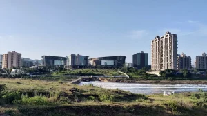 Kharadi skyline in eastern Pune, near Wagholi