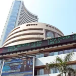 Bombay Stock Exchange building in Mumbai ahead of Diwali Muhurat trading