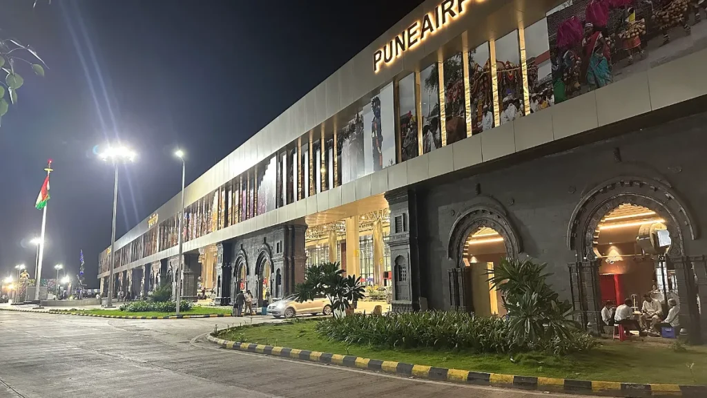 Pune Airport terminal building, arrival area