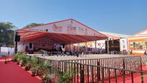 Pune Book Festival venue at the Fergusson College ground, Pune