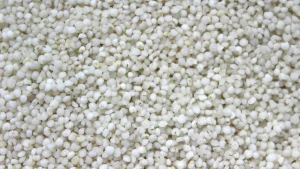 Millets and grains displayed at an Indian food market