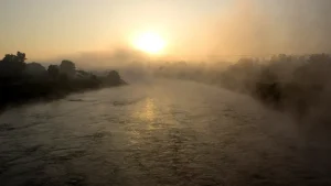 Sunrise over Pune on a cool morning