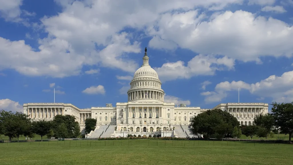 United States Capitol building in Washington DC